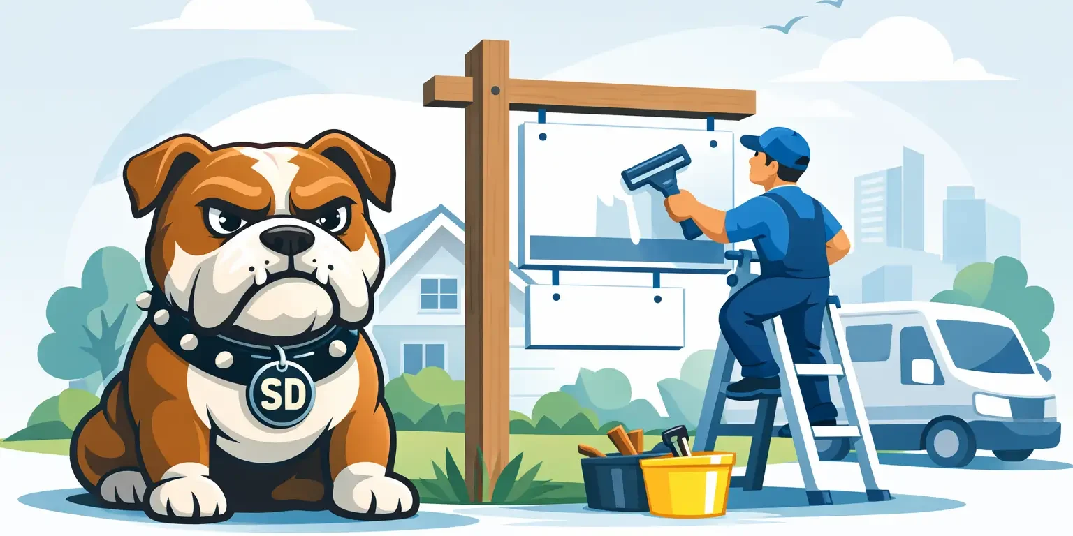 Estate Agent Board Maintenance Service Estate Agent Board Maintenance Service