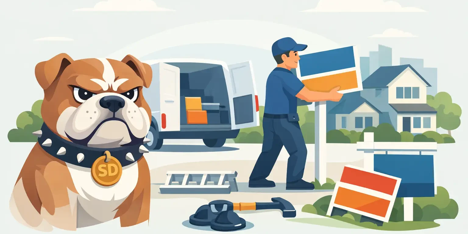 Estate Agent Board Movement Service Explained
