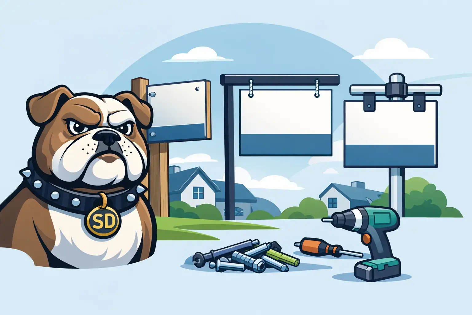 Best Estate Agency Board Fixings Explained