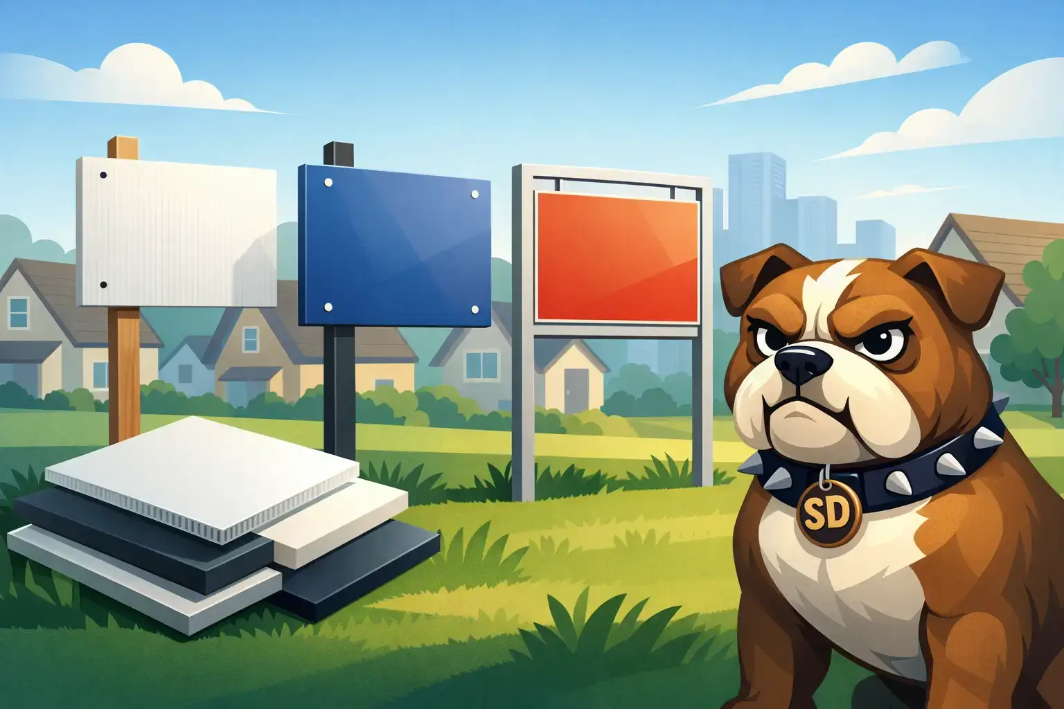 What Is the Best Material for Estate Agent Boards?