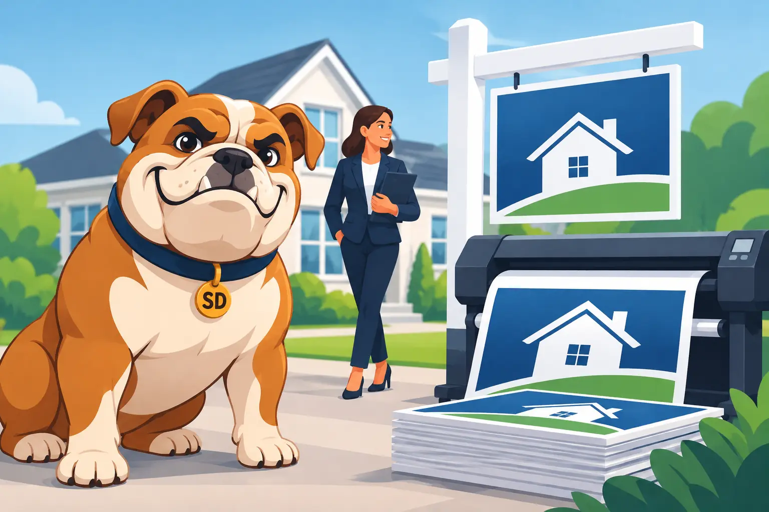 How Property Sign Printers Support Estate Agents